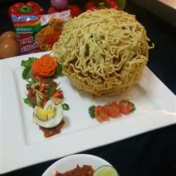 INDOMIE BOLARASA ( BOLA RAKSASA ) @ UNIQMIE